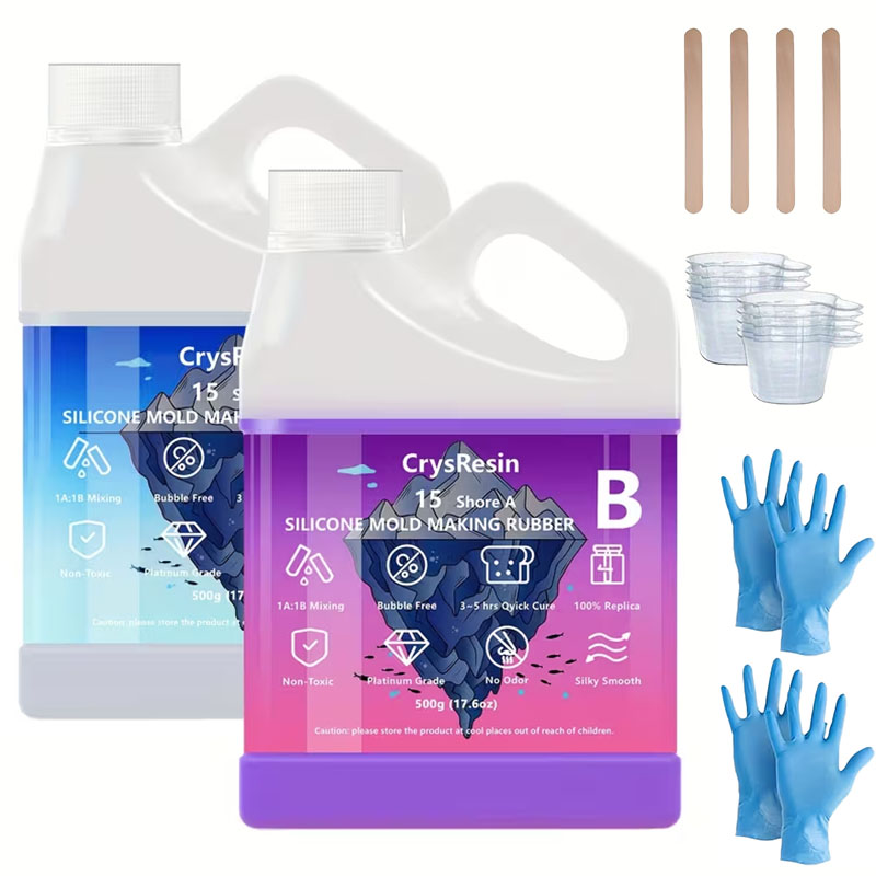 Candle Making Kits - 500ml 2 Botol Silikon Cair untuk