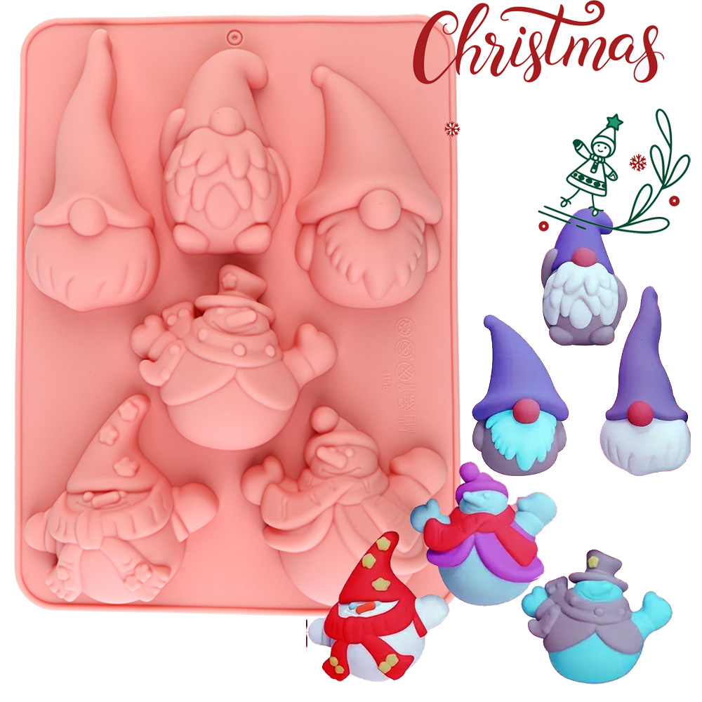 Candle Making Party - Cetakan Kue Natal Bentuk Gnome 6