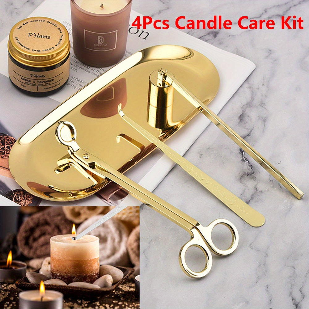 Candle Making Tutorial - 4 Buah/Set Kit Perawatan Lilin Mewah