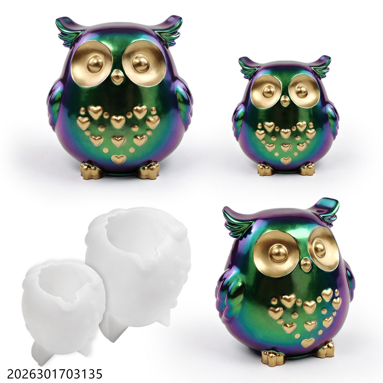 Candle Making Tutorial - Cetakan Silikon Burung Hantu 3D Bentuk