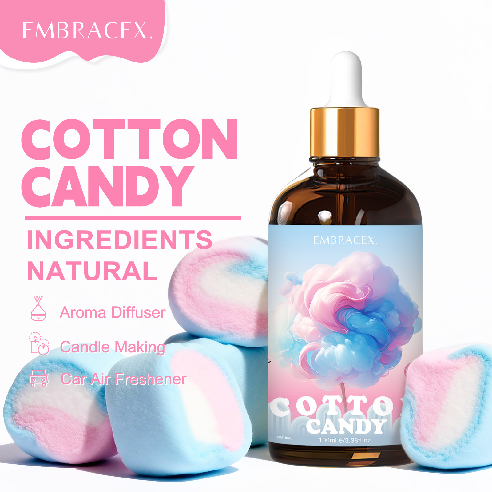 100ml Minyak Esensial Cotton C - Candle Making Oils ulasan dan harga