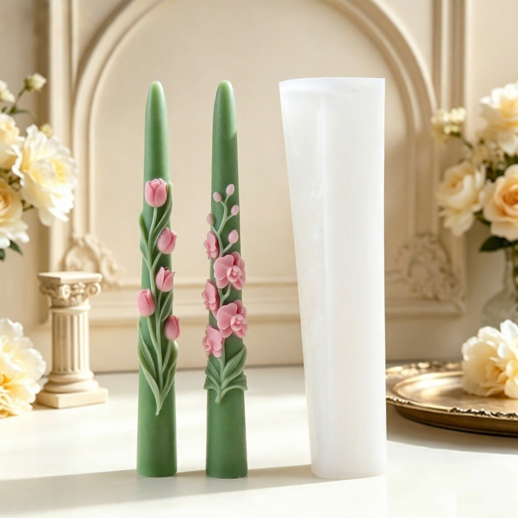 Cetakan Lilin Silikon Bentuk B - Candle Making Party ulasan dan harga