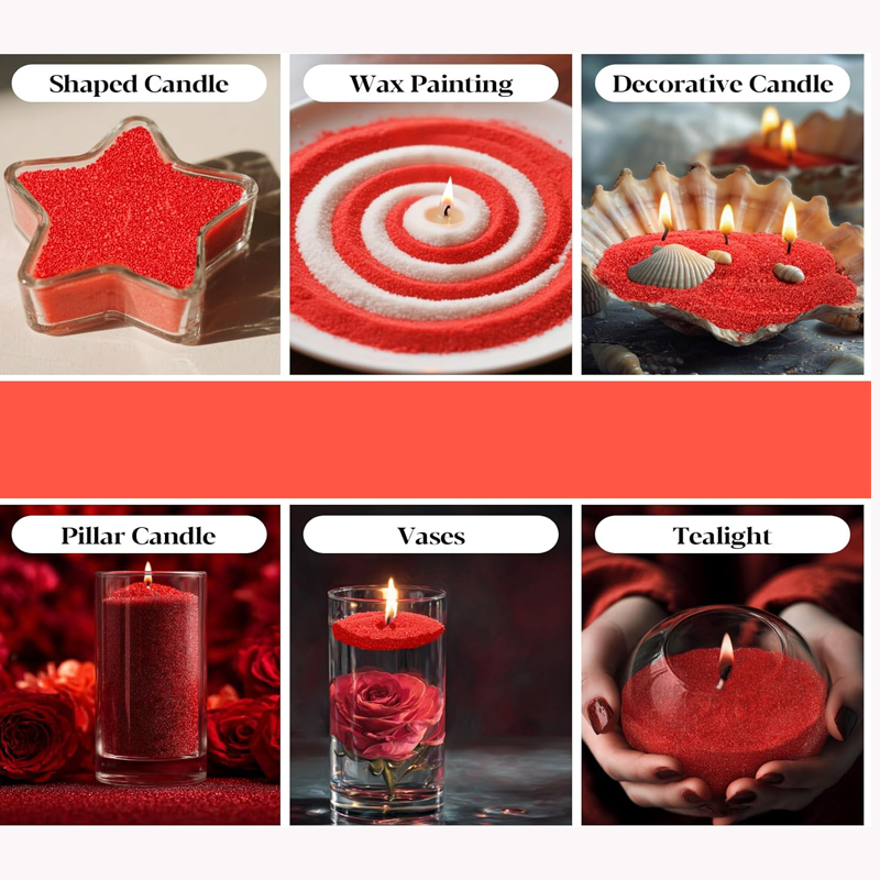 100G Lilin Mutiara Pasir Hijau - Candle Making Kits ulasan dan harga