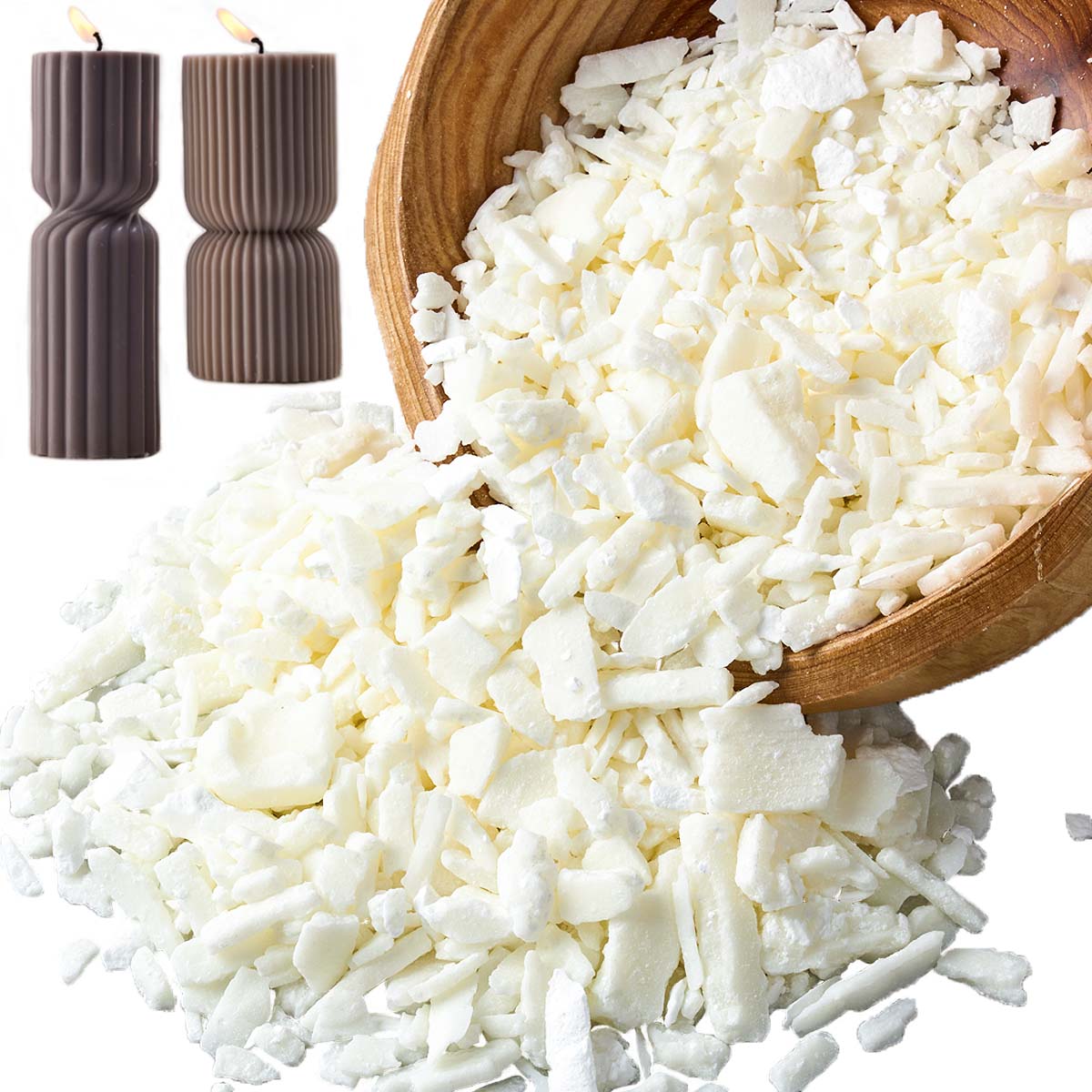 1 Pon Lilin Kedelai Putih Murn - Candle Making Kits ulasan dan harga