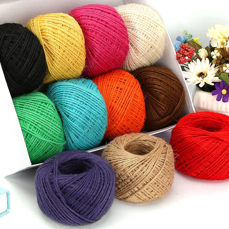 Tali Jute Alami DIY 2mm 50M/Ro - Jute Bag Packaging ulasan dan harga