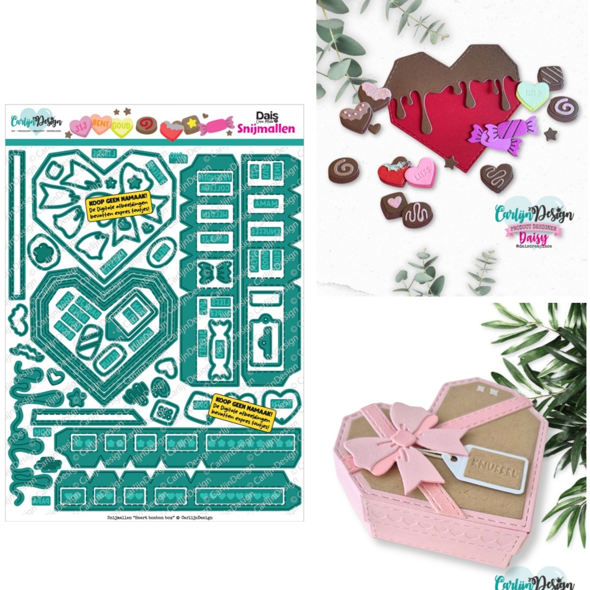 Kotak Bonbon Hati Unicorn Choc - Candle Making And Perfume ulasan dan harga