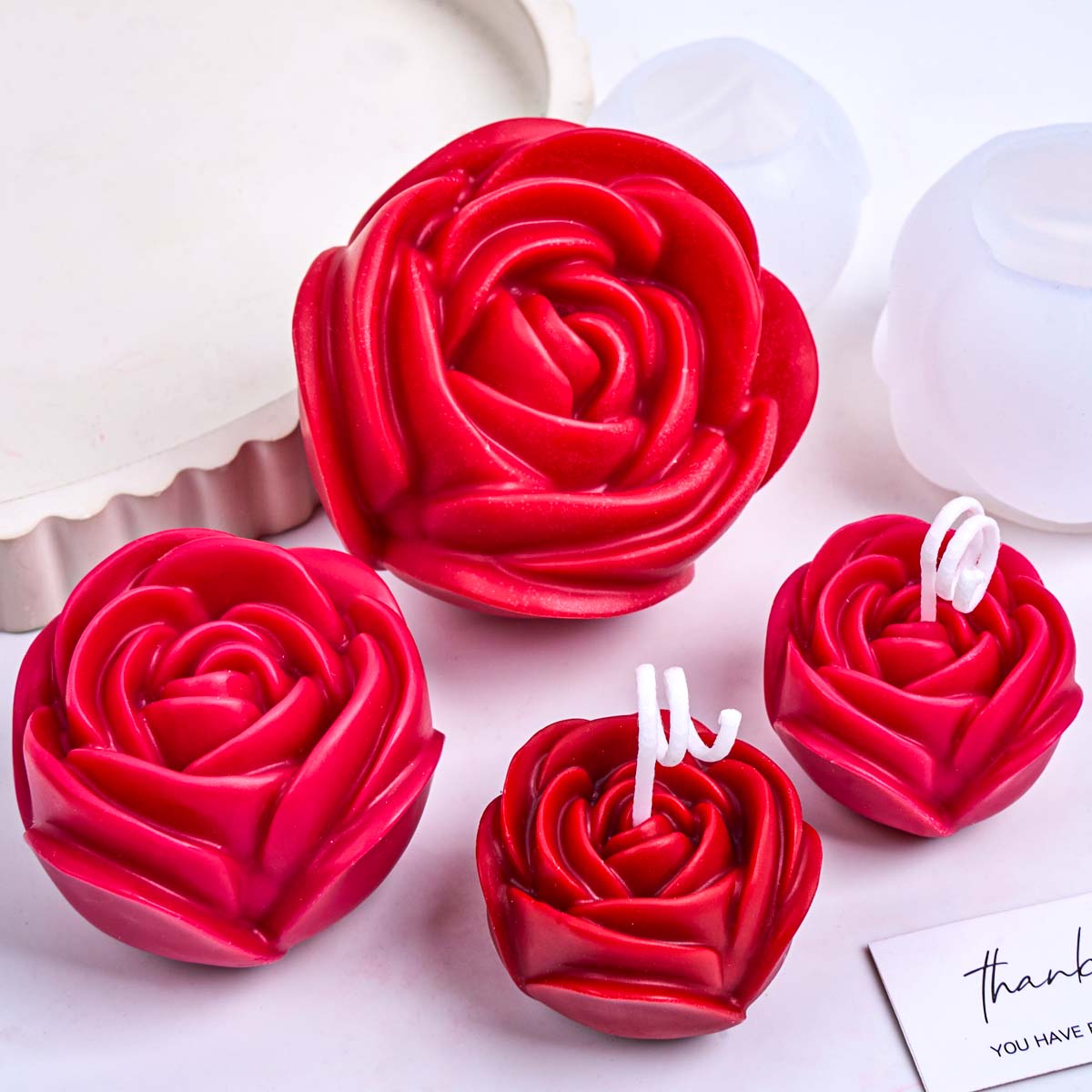 Cetakan Lilin Silikon Bentuk B - Candle Making Party ulasan dan harga