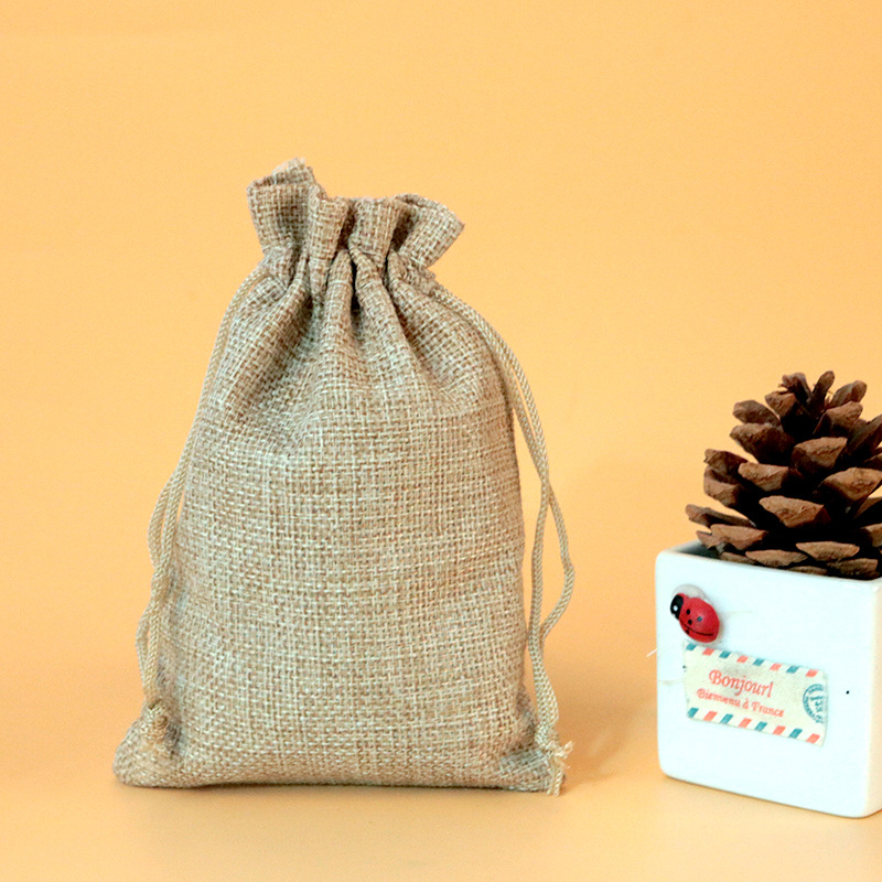 50pc/lot 7x9 9x12 10x14 13x18  - Jute Bag Packaging ulasan dan harga