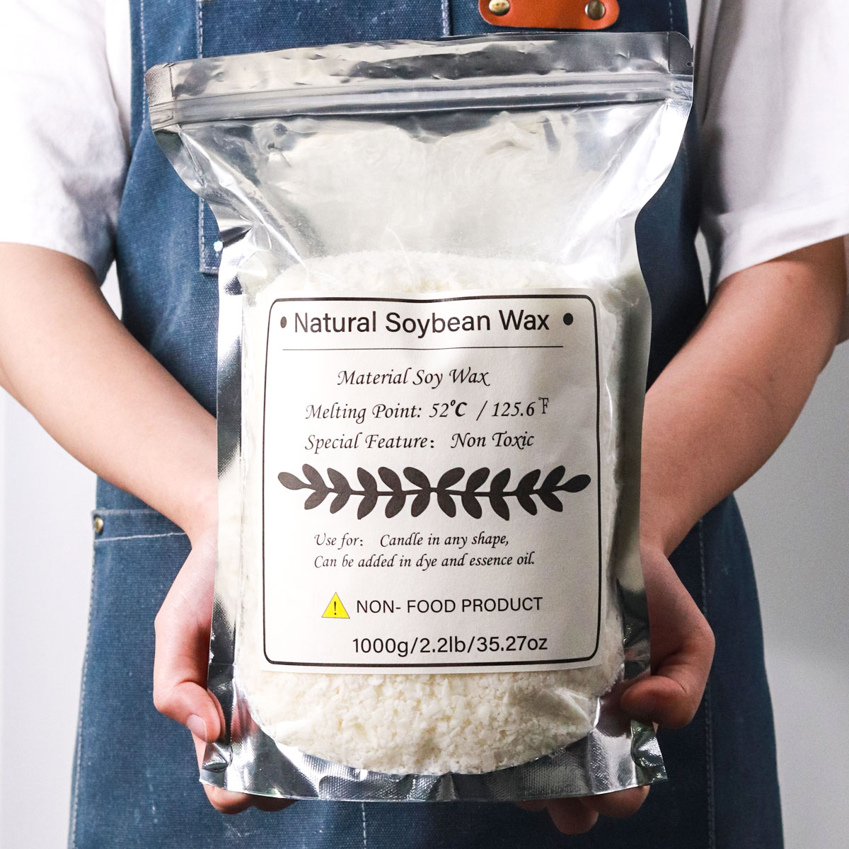1KG bahan lilin wangi butiran  - Candle Making Soy Wax ulasan dan harga